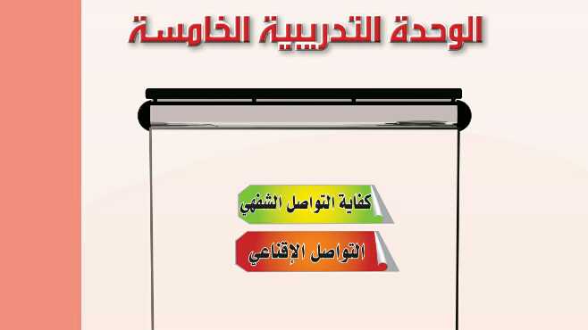 حل الوحدة الخامسة كفاية التواصل الشفهي كفايات لغوية 2 مسارات 1445
