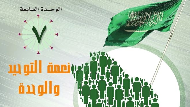 حل الوحدة السابعة نعمة التوحيد والوحدة ثاني ثانوي مسارات ف1 1445