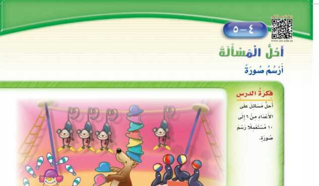 شرح درس أحل المسألة اول ابتدائي ف1