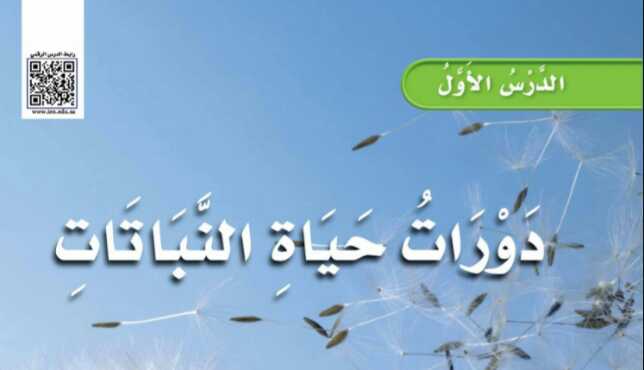 شرح درس دورات حياة النباتات للصف الثالث الابتدائي ف1