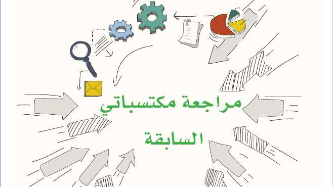 شرح مراجعة مكتسباتي السابقة للصف الرابع ف1