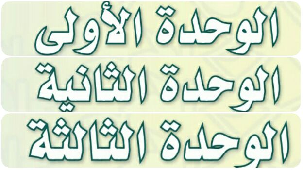 حل تفسير الوحدة 1+2+3 ثالث متوسط ف1 1443