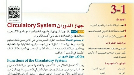 شرح درس جهاز الدوران أحياء ثاني ثانوي مسارات ف2