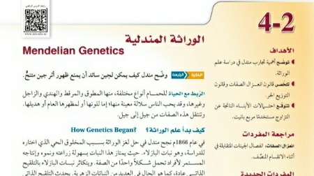 شرح درس الوراثة المندلية أحياء ثاني ثانوي مسارات ف2