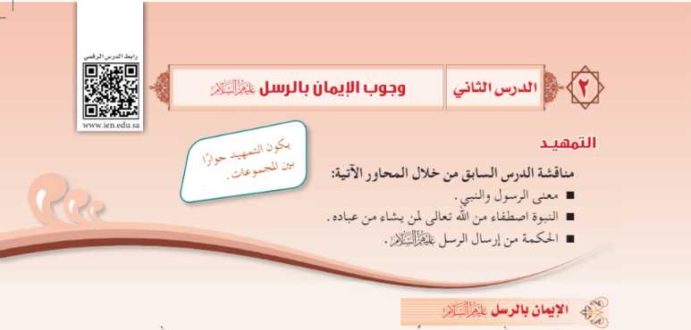 رسالة محمد صلى الله عليه وسلم درس في كتاب التوحيد