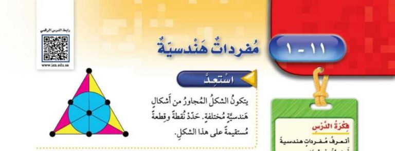 شرح درس مفردات هندسية خامس ابتدائي ف2