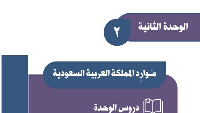 حل الوحدة الثانية موارد المملكة العربية السعودية اجتماعيات ثالث متوسط ف1 1447