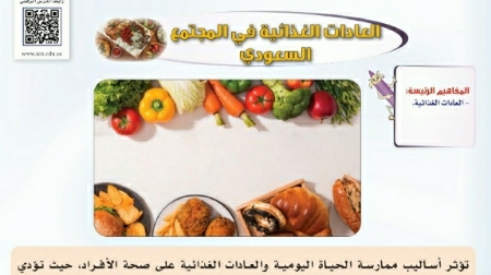 شرح العادات الغذائية في المجتمع السعودي اول متوسط ف2