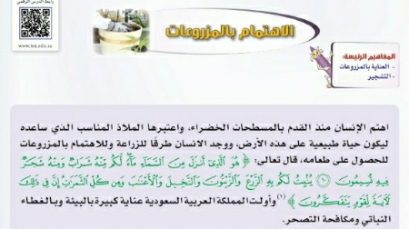 شرح درس الاهتمام بالمزروعات اول متوسط ف2