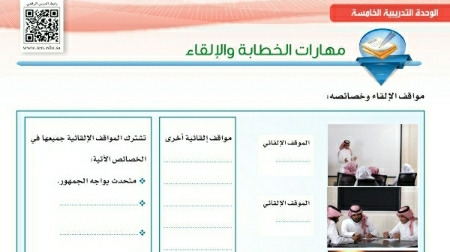 شرح درس مهارات الخطابة والإلقاء الكفايات اللغوية 2-2