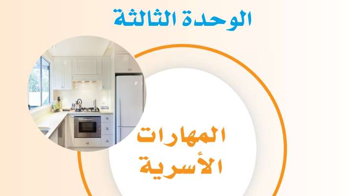 حل الوحدة الثالثة المهارات الاسرية ثاني متوسط ف2 1447